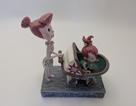 The Flinstones By Jim Shore Wilma And Pebbles Figurine Bedrock Buddy 405833415