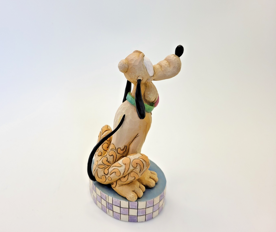 Disney Traditions Showcase Loyal Pluto Figurine Mickey Mouse Jim Shore Dog11