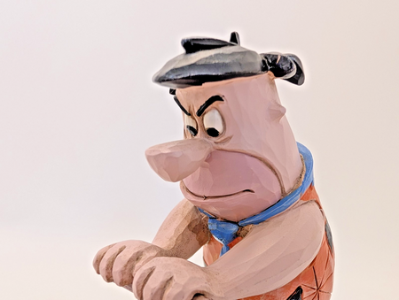 The Flinstones By Jim Shore Fred Flinstone Figurine Mower-a-saurus 405833320