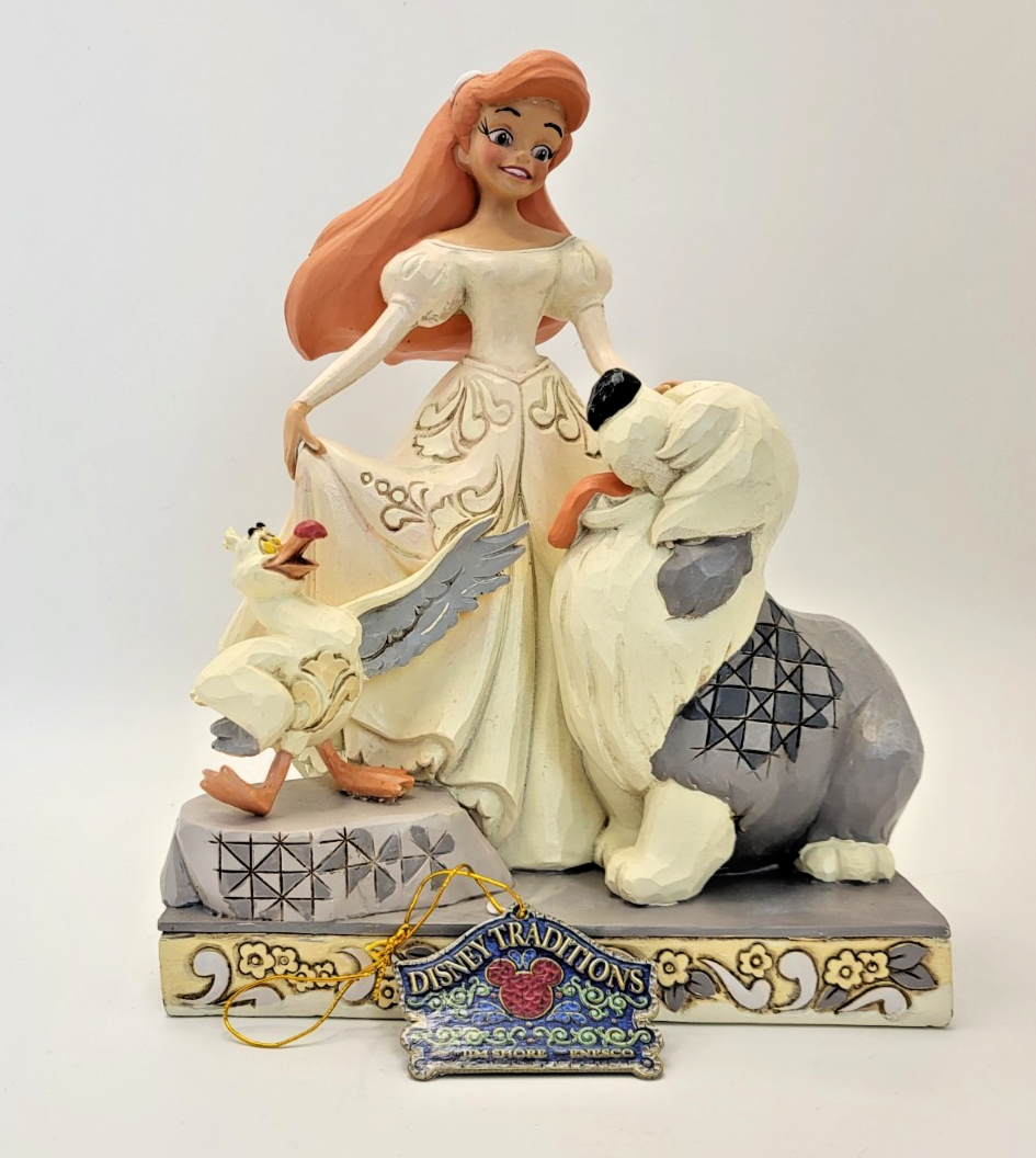 Disney Traditions Ariel Figurine Spirited Siren The Little Mermaid Max & Scuttle2