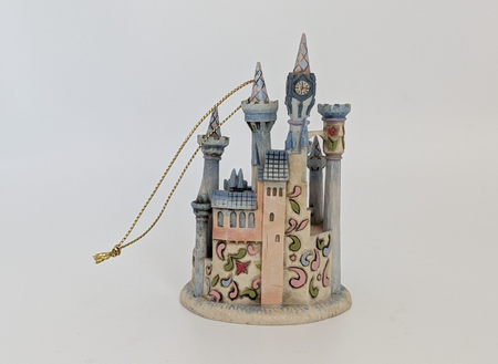 Disney Traditions Cinderella Castle hanging ornament A20410