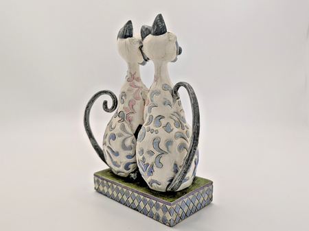 Disney Traditions Showcase Si & Am Scheming Suitors Figurine Lady & Tramp Boxed9