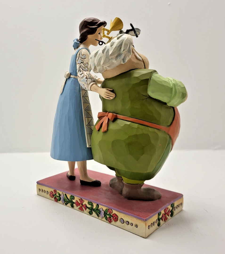Disney Traditions Beauty & Beast Figurine Devoted Daughter Belle Maurice Boxed7