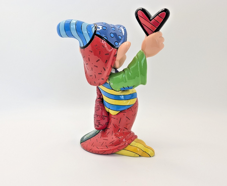 Disney Britto Dopey Figurine Snow White Colourful Pop Art Dwarf Ornament8