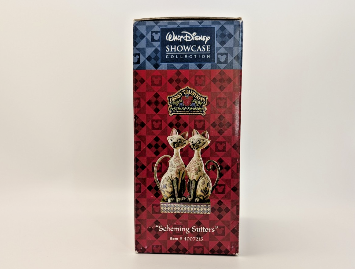 Disney Traditions Showcase Si & Am Scheming Suitors Figurine Lady & Tramp Boxed19