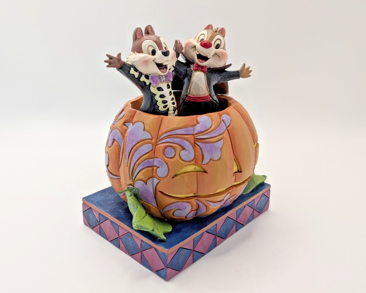 Disney Traditions Chip and Dale Tiny Tricksters Halloween figurine photo 12
