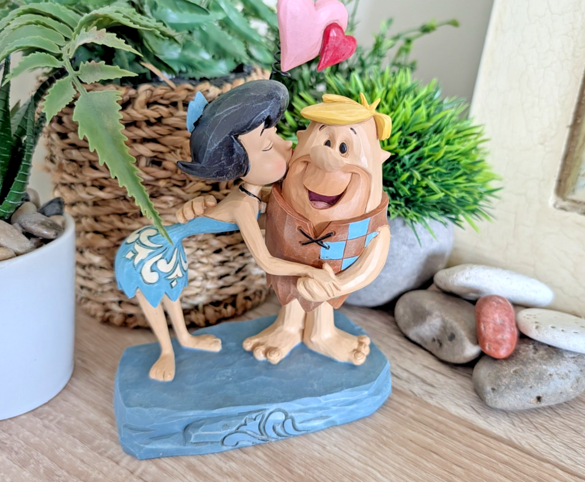 Jim Shore Flintstones Barney and Betty Rubble Romance figurine 4051595 photo 1
