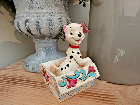 Disney Traditions Lucky Mini Figure Jim Shore 101 Dalmatians Dog Ornament1