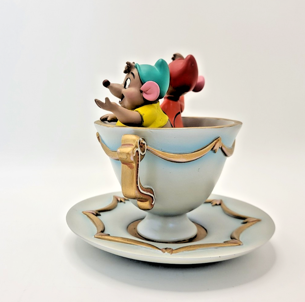 Disney Jaq And Gus Trinket Dish Disney Store Exclusive Cinderella Figurine6