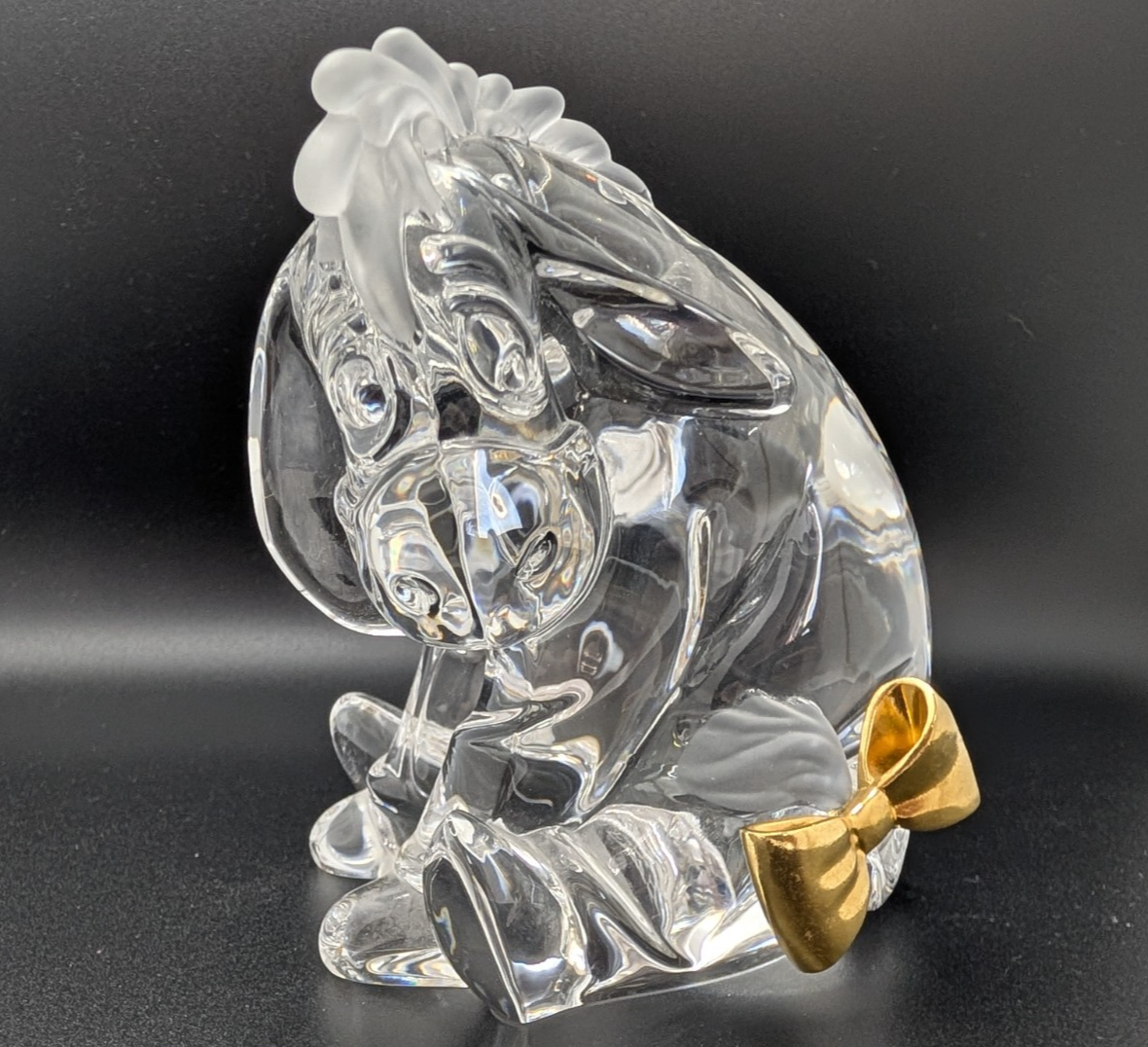 Lenox Disney Eeyore crystal figurine 095296 boxed with certificate - view 12