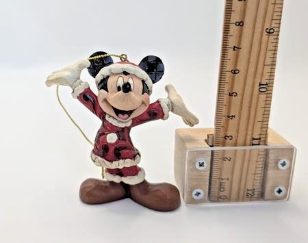 Disney Traditions Santa Mickey Mouse Hanging Ornament A27083 by Jim Shore - Boxed with Tag - product view 13
