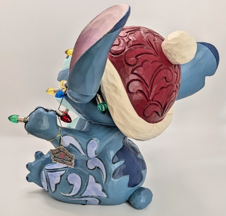 Disney Traditions Holiday Stitch 1739919 Christmas Lights – detail and condition photograph 7