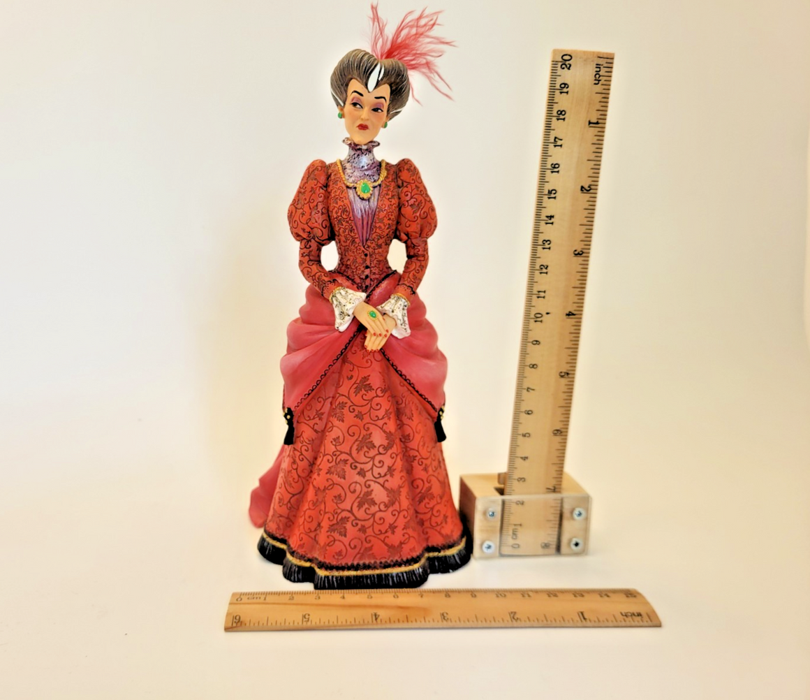 Disney Showcase Lady Tremaine Figurine Haute Couture Evil Stepmother Cinderella12