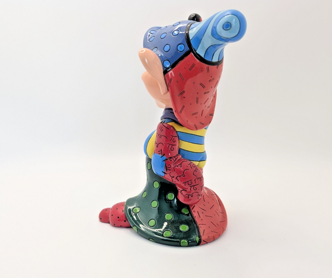 Disney Britto Dopey Figurine Snow White Colourful Pop Art Dwarf Ornament6
