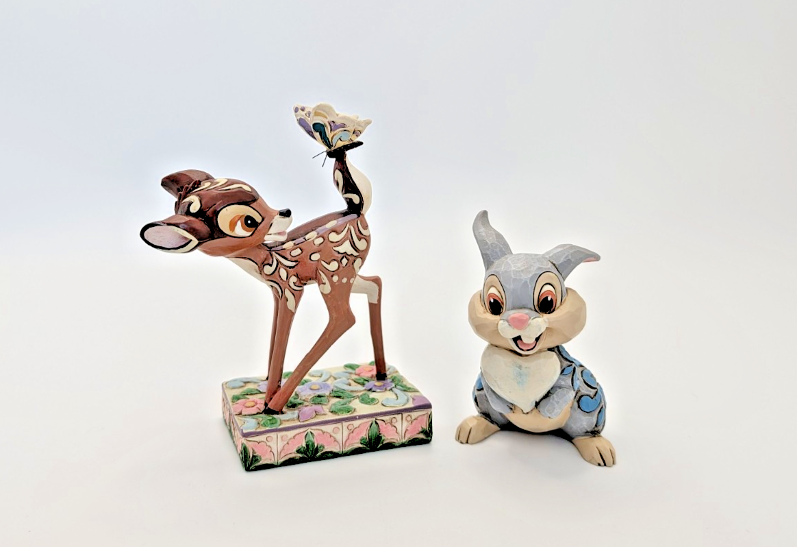 Disney Traditions Showcase Bambi & Thumper Figurine Set Jim Shore Pair Deer4