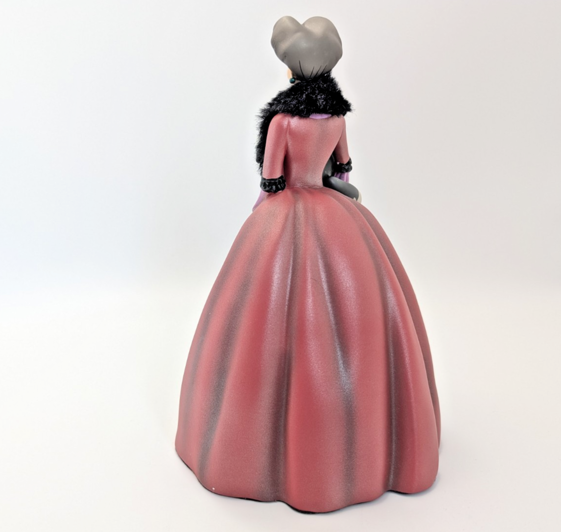 Disney Showcase Rococo Lady Tremaine & Lucifer Figurine Cinderella Villain Boxed12