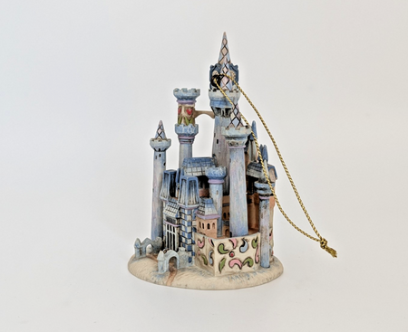 Disney Traditions Cinderella Castle hanging ornament A20410