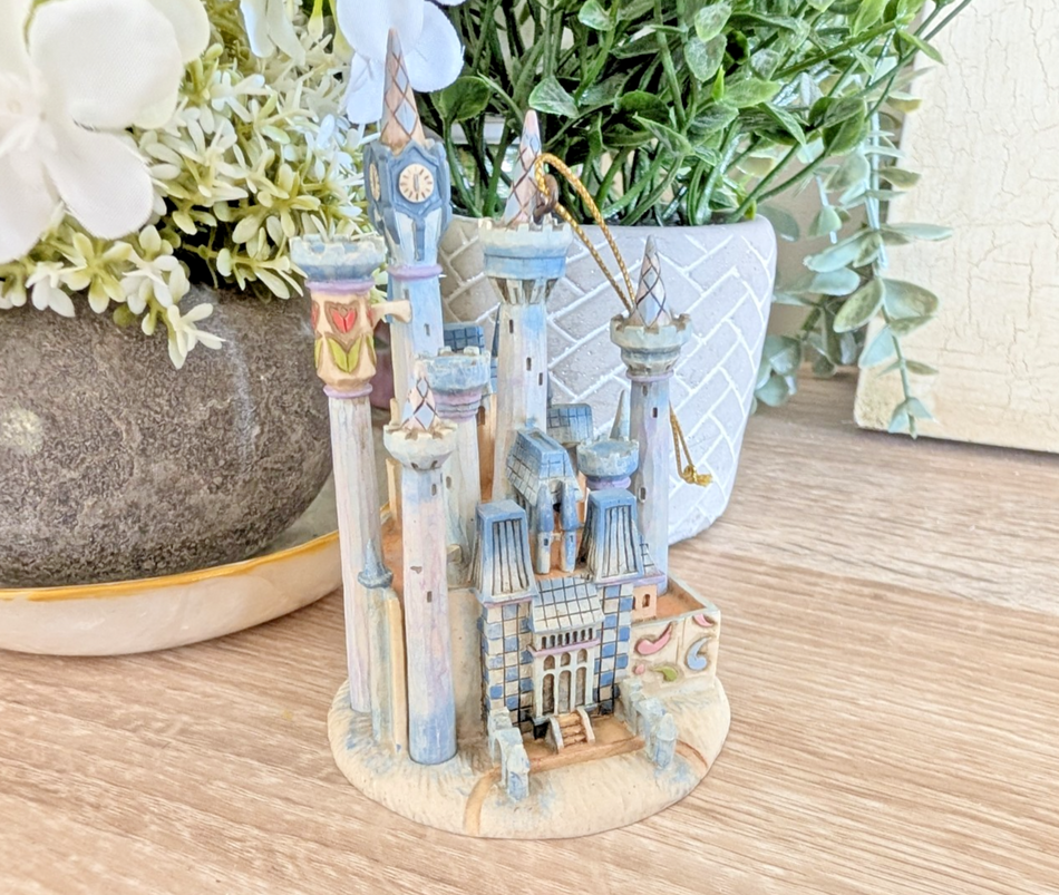 Disney Traditions Cinderella Castle Hanging Ornament by Jim Shore A20410