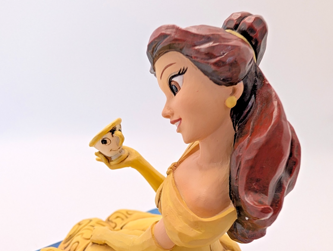 Disney Traditions Belle and Chip Curious and Kind 4037513 – left-side view
