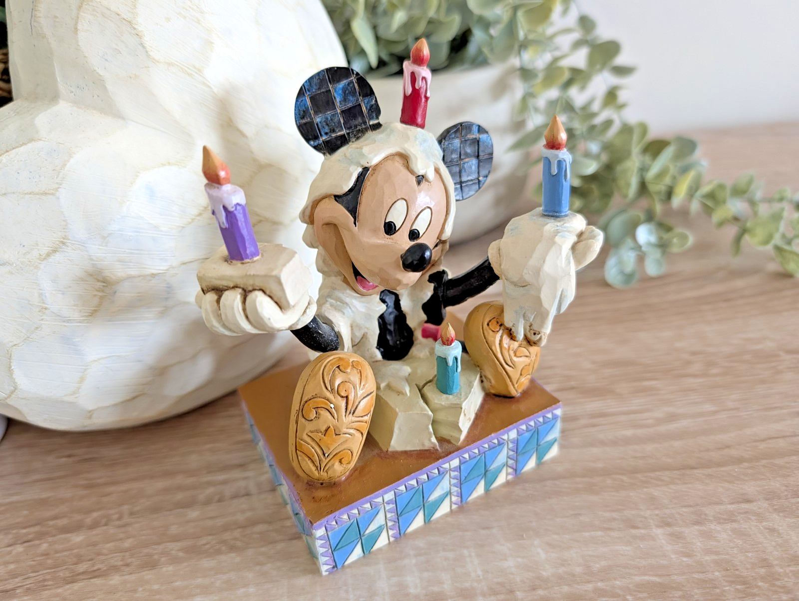 Disney Traditions Showcase Mickey Mouse Figurine Heres To You Birthday Jim Shore3