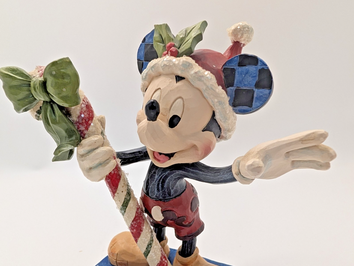 Disney Traditions Mickey Mouse Sweet Greetings Christmas Figurine Jim Shore12