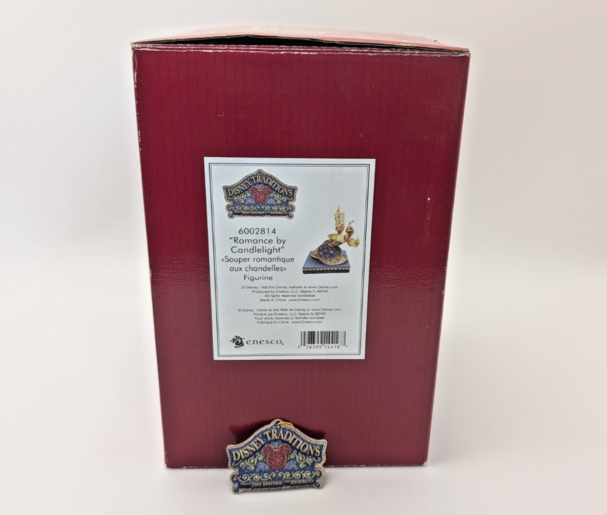 Disney Traditions Showcase Lumiere Plumette Romance By Candlelight Figurine17