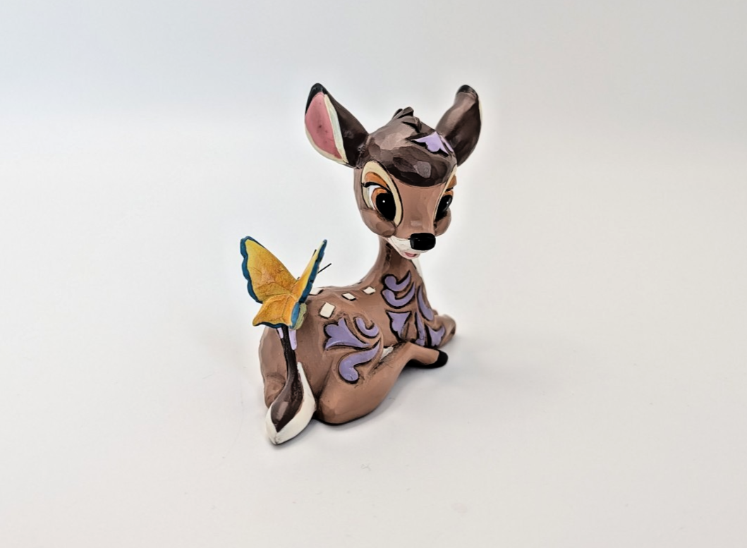 Disney Traditions Showcase Bambi With Butterfly Mini Figurine Jim Shore Boxed11