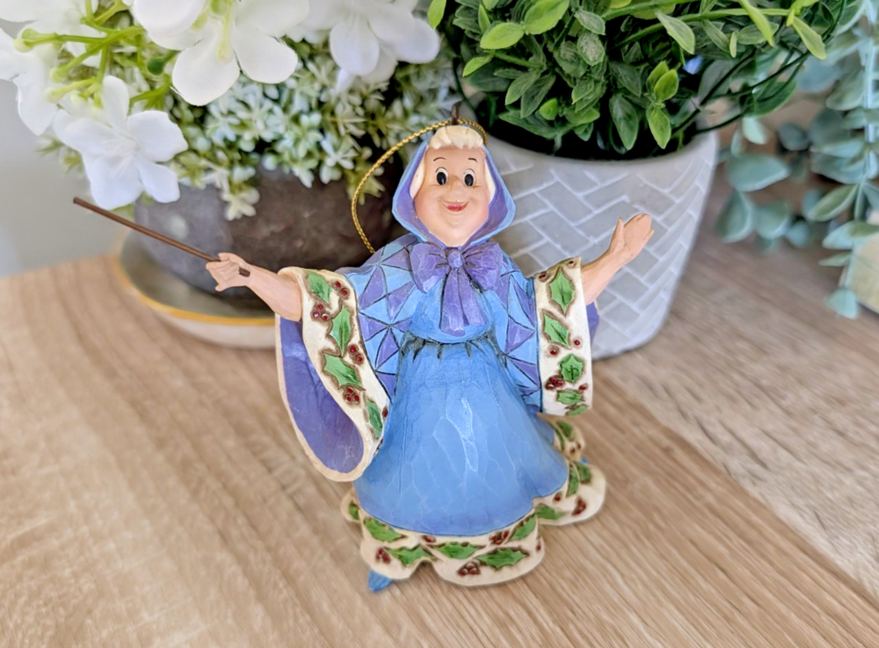 Disney Traditions Fairy Godmother Cinderella hanging ornament A20408