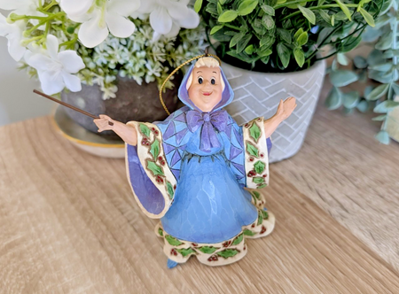 Disney Traditions Fairy Godmother Cinderella hanging ornament A20408