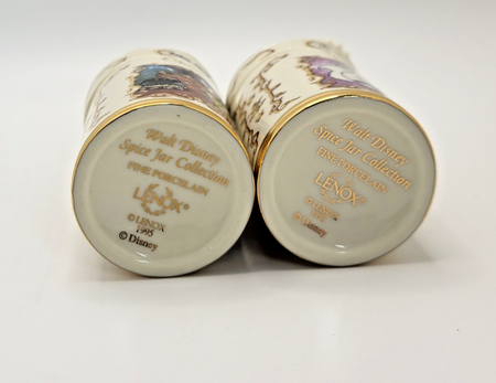 Lenox Disney Spice Jars Chives & Dill Robin Hood & Aristocats Brand New In Box11