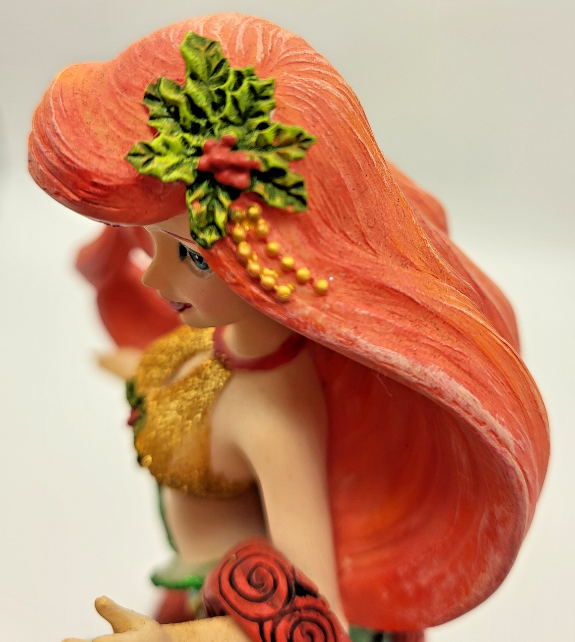 Disney Showcase Ariel & Flounder Christmas Figurine – Enesco Little Mermaid8