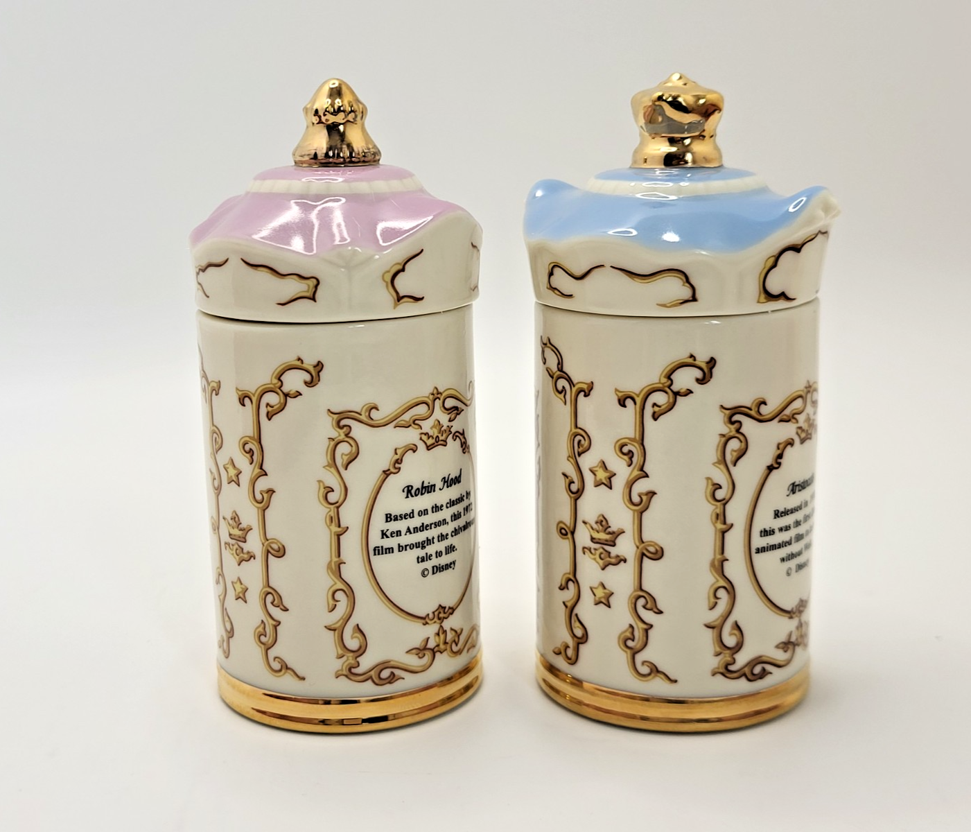 Lenox Disney Spice Jars Chives & Dill Robin Hood & Aristocats Brand New In Box5