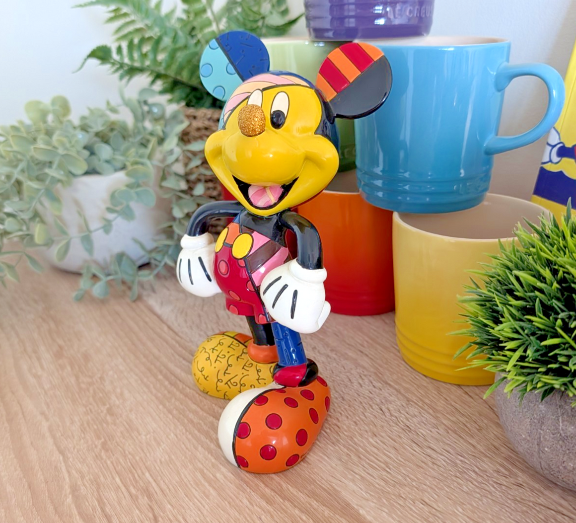 Disney Britto Mickey Mouse Figurine Pop Art 4019372 Colourful Collectable2