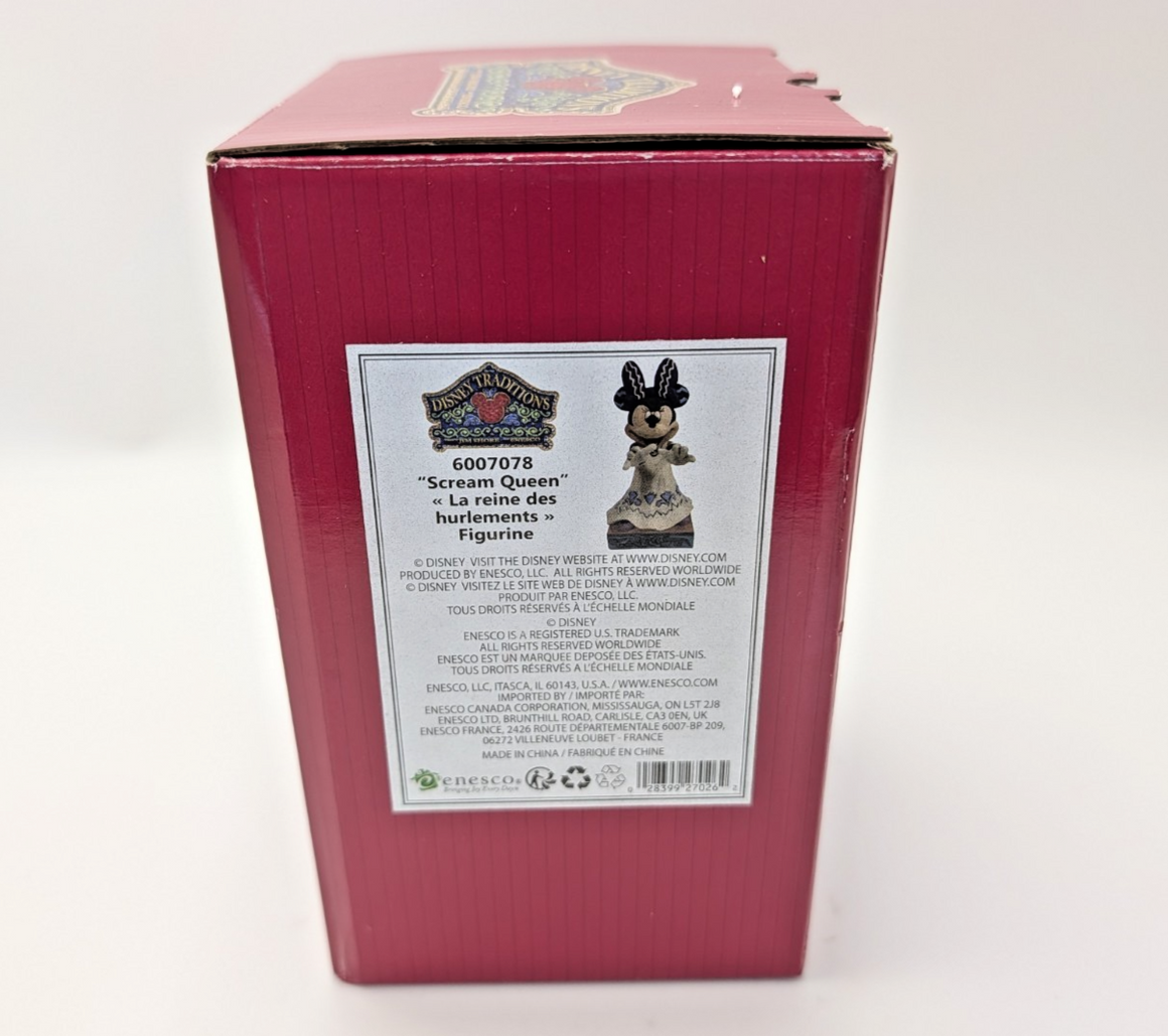 Disney Traditions Minnie Mouse Scream Queen 6007078 by Jim Shore - Boxed with Tag - product view 17