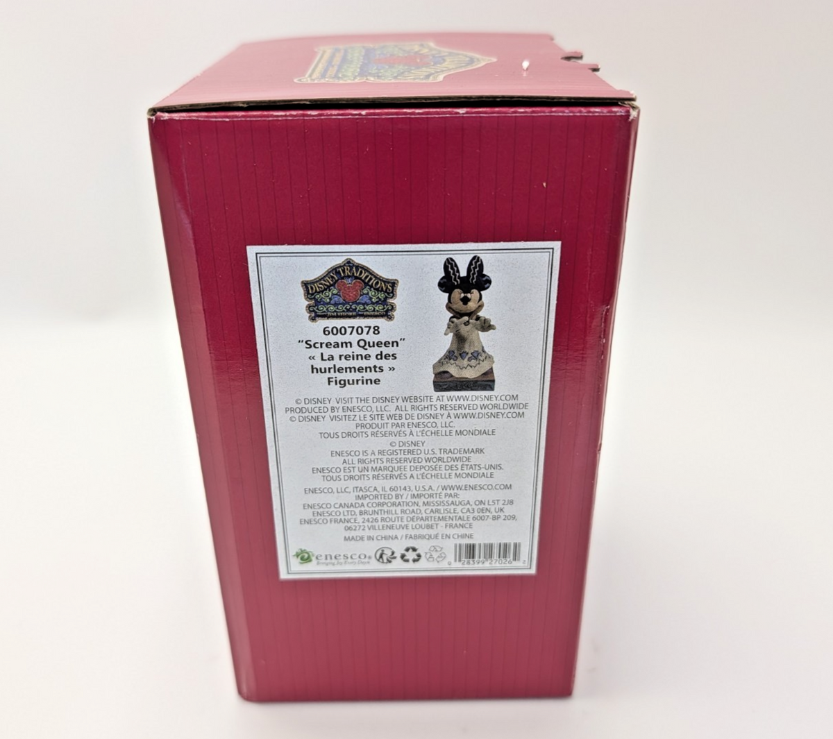Disney Traditions Minnie Mouse Scream Queen 6007078 by Jim Shore - Boxed with Tag - product view 17