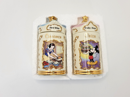 Lenox Disney Spice Jars  Cinnamon & Onion Snow White & Mickey Mouse BNIB15