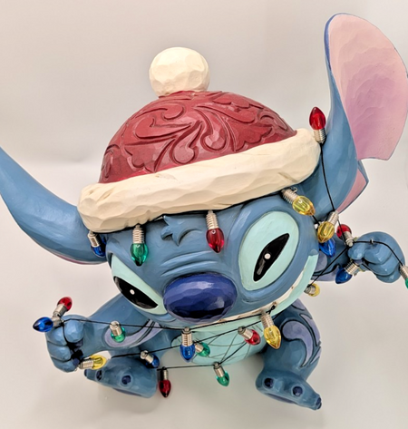 Disney Traditions Holiday Stitch 1739919 Christmas Lights – detail and condition photograph 10