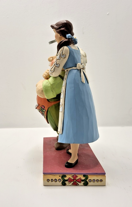 Disney Traditions Beauty & Beast Figurine Devoted Daughter Belle Maurice Boxed4