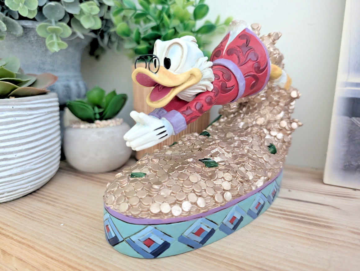 Disney Traditions Scrooge McDuck Treasure Dive figurine 4046055 photo 3