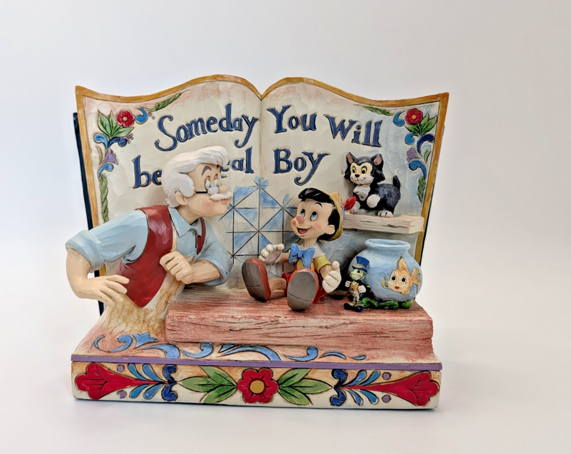 Disney Traditions Showcase Pinocchio Figurine Someday You Will Be A Real Boy4