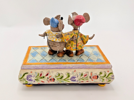 Disney Traditions Bosom Buddies Jaq and Gus trinket box 4007661 - base detail