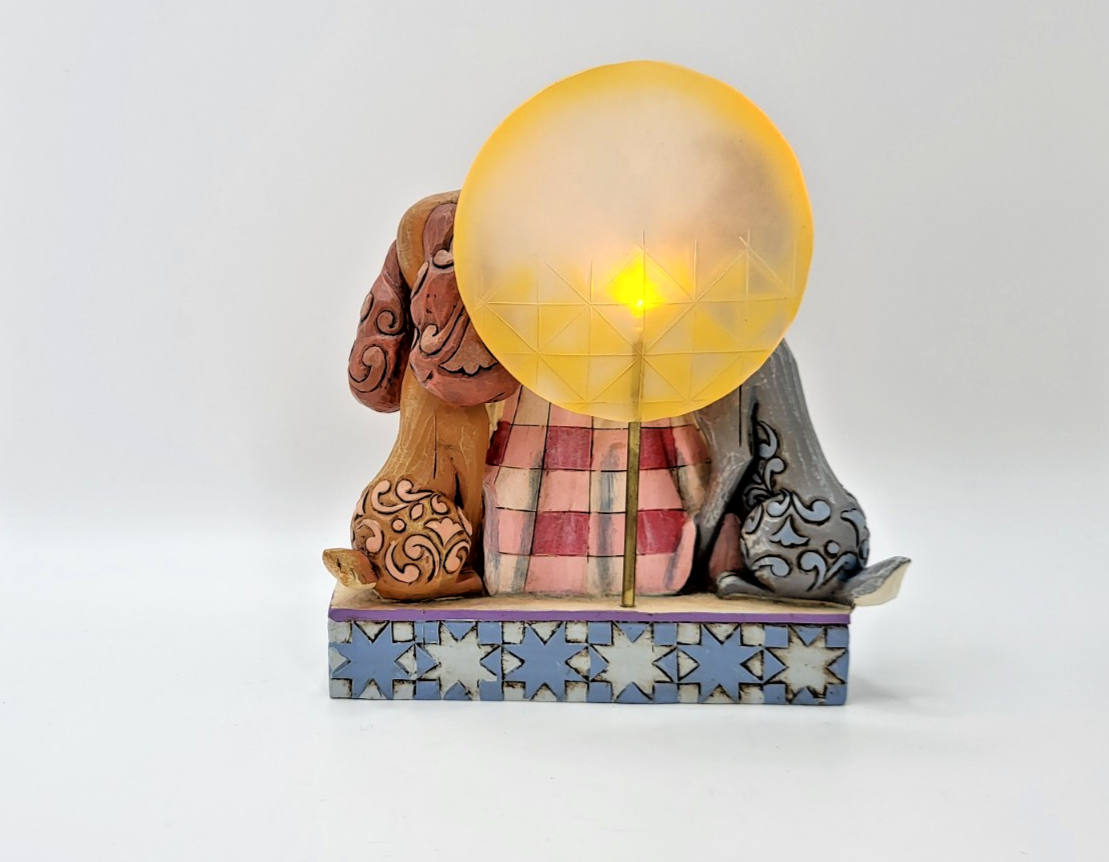 Disney Traditions Lady & The Tramp Light Up Figurine A Moonlit Romance Ornament8