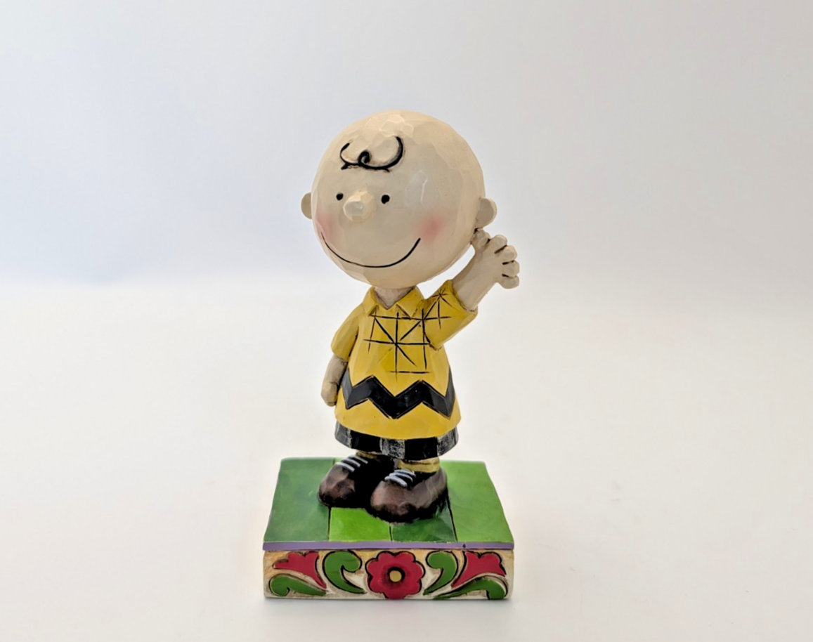 Jim Shore Peanuts Good Man Charlie Brown 4044676 by Enesco - Retired Unboxed Figurine - product view 3