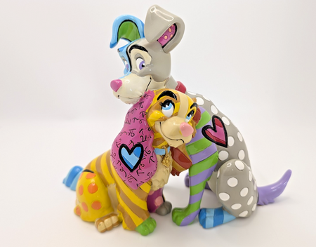 Disney Britto Lady and the Tramp 4046355 pop art figurine - view 3