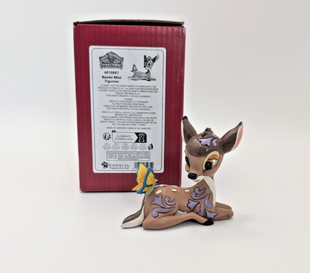 Disney Traditions Showcase Bambi With Butterfly Mini Figurine Jim Shore Boxed16
