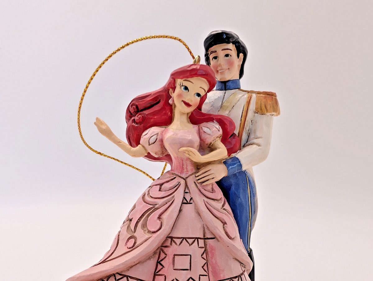 Disney Traditions Ariel and Prince Eric Hanging Ornament A28962 by Jim Shore - Boxed - product view 12
