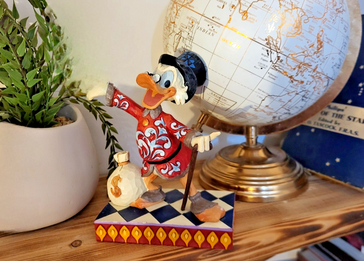 Disney Traditions Scrooge McDuck Treasure Seeking Tycoon Ornament DuckTales0