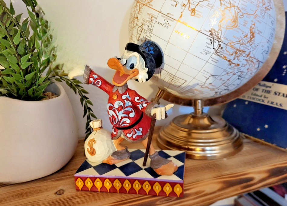 Disney Traditions Scrooge McDuck Treasure Seeking Tycoon Ornament DuckTales0