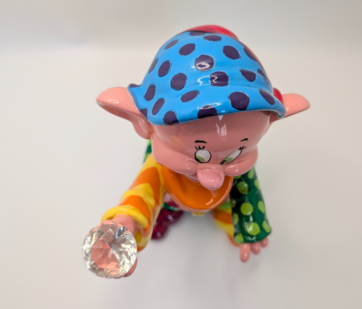Disney Britto Dopey Snow White 4055687 unboxed figurine - full display view