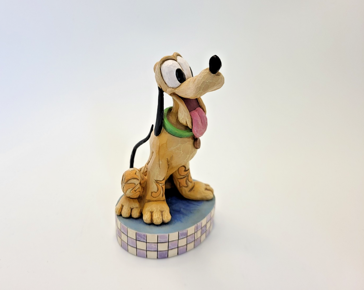 Disney Traditions Showcase Loyal Pluto Figurine Mickey Mouse Jim Shore Dog13